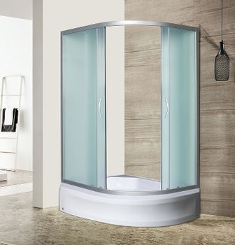 Душевой уголок River Don XL 120x90 MT L 10000008319 с поддоном — фото 1, Асимметричные душевые уголки