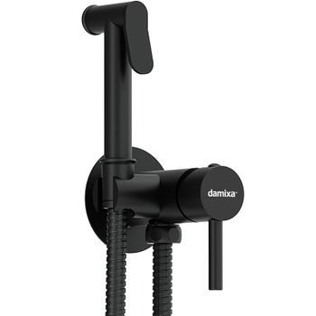 Гигиенический душ со смесителем Damixa Option 217000000 Черный матовый — фото 1, Гигиенические души