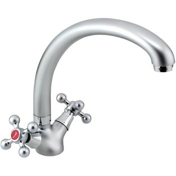 Смеситель для кухни Frap H19-1 F4219-1 Хром матовый — фото 1, Смесители для кухни