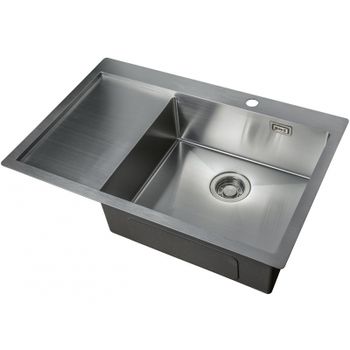 Кухонная мойка ZorG Light ZL R 780510-R Нержавеющая сталь — фото 1, Кухонные мойки