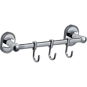 Вешалка для полотенец Haiba HB1915-3 Хром — фото 1, Крючки для полотенец