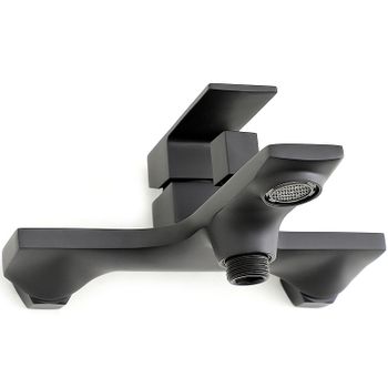 Смеситель для ванны Orange Lutz M04-100b Черный — фото 4, Смеситель для ванны