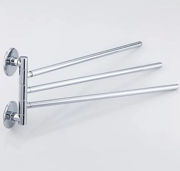 Полотенцедержатель Frap F38 F3813 поворотный Хром — фото 3, Полотенцедержатели