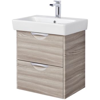 Тумба под раковину Aquaton Сильва 45 1A211701SIW60 Дуб фьорд — фото 2, Тумбы под раковину