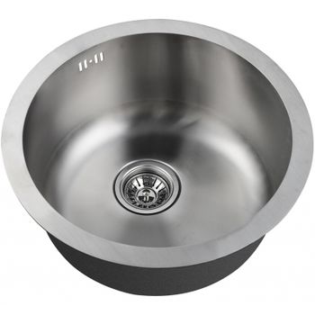 Кухонная мойка ZorG R ZR-500 Нержавеющая сталь — фото 1, Кухонные мойки