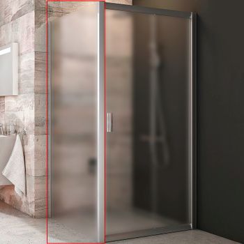 Душевая стенка Ravak Blix BLPS-80 9BH40U00ZG профиль Сатин стекло Grape — фото 1, Боковые стенки