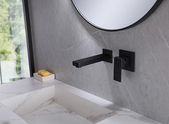 Смеситель для раковины Abber Daheim AF8212B Черный матовый — фото 2, Смесители для раковины