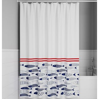 Штора для ванны Iddis Base 180х200 BO04P18i11 Белая — фото 1, Шторы для ванной