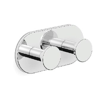 Двойной крючок Langberger Molveno 72132 Хром — фото 1, Крючки для полотенец