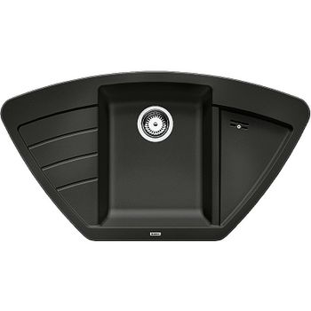 Кухонная мойка Blanco Zia 9 E 514764 Антрацит — фото 1, Кухонные мойки