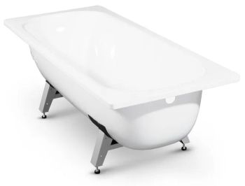 Стальная ванна ВИЗ Donna Vanna 150 DV-53901 Белая орхидея — фото 1, Стальные ванны