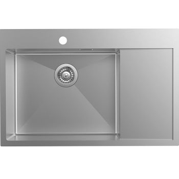 Кухонная мойка Iddis Haze 78 L HAZ78SLi77 Сатин — фото 1, Кухонные мойки