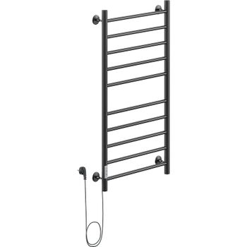 Электрический полотенцесушитель Ника WAY-2 100/50 Черный матовый — фото 1, Электрические полотенцесушители