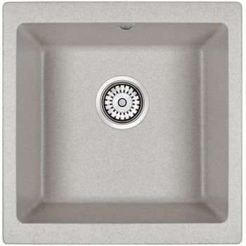 Товар: Кухонная мойка Paulmark Gera 50 PM104546-GR Серая - фото 1 Кухонная мойка Paulmark Gera 50 PM104546-GR Серая — фото 1, Кухонные мойки