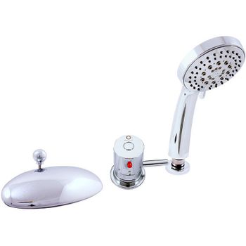 Смеситель на борт ванны Rav Slezak Dunaj Termostat DT270.5S с термостатом Хром — фото 1, Смесители на борт ванны