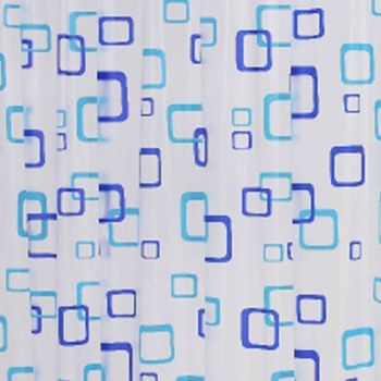 Штора для ванны Ridder Retro 200х180 Синяя — фото 3, Шторы для ванной