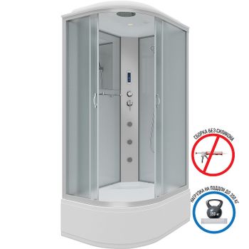 Душевая кабина Niagara Classic 120х80 NG-3320-14R с гидромассажем — фото 2, Душевые кабины