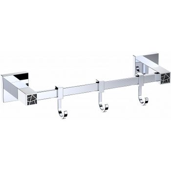 Вешалка для полотенец CeramaLux Venezia 88618-1 Хром — фото 1, Крючки для полотенец