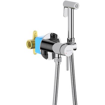 Гигиенический душ со смесителем Aquatek Европа AQ1021CR Хром — фото 2, Гигиенические души