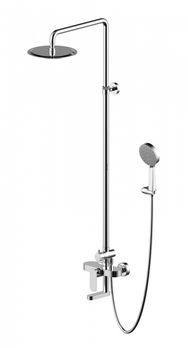 Душевая система Bravat Gina F665104C-A Хром — фото 1, Душевые стойки