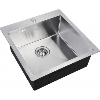 Товар: Кухонная мойка ZorG Steel Hammer 51 SH 5151 Нержавеющая сталь - фото 1 Кухонная мойка ZorG Steel Hammer 51 SH 5151 Нержавеющая сталь — фото 1, Кухонные мойки