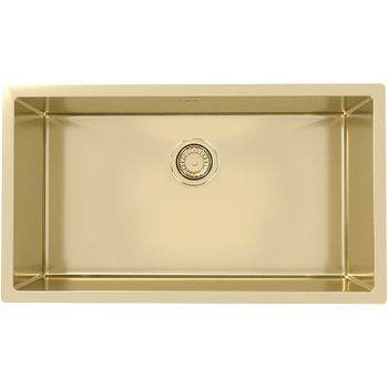 Кухонная мойка Alveus Quadrix 60 Monarch Gold 740x400x200 1117478 Золото — фото 1, Кухонные мойки