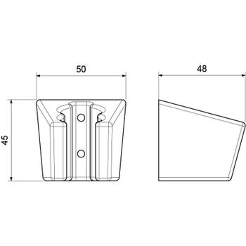 Держатель ручного душа Aquatek AQ2402MB Черный матовый — фото 2, Держатели для душа