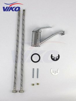 Смеситель для раковины Viko V-6911 Хром — фото 3, Смесители для раковины