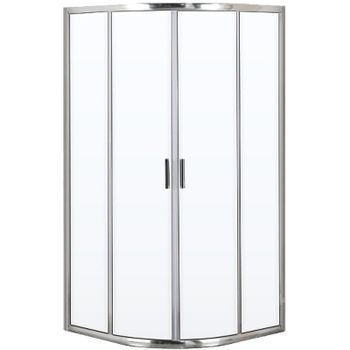 Душевой уголок Aquanet SE-800Q 80x80 270062 профиль Хром стекло прозрачное — фото 1, Квадратные душевые уголки