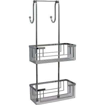 Полка корзина WasserKRAFT K-71122 Хром — фото 1, Полки для ванной и душа