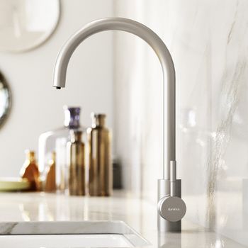 Смеситель для кухни Damixa Merkur 400721400 Никель — фото 3, Смесители для кухни