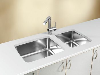 Кухонная мойка Alveus Luno 40 SAT 90 FI 480x400 1129252 Сатинированная сталь — фото 2, Кухонные мойки