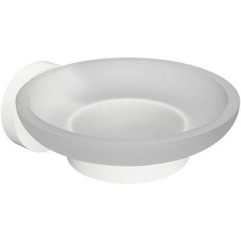 Мыльница Bemeta White 104108044 настенная Белая матовая — фото 1, Мыльницы