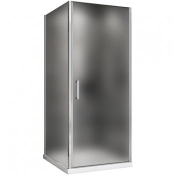 Душевой уголок Abber Sonnenstrand 100х100 AG04100M-S100M профиль Хром стекло матовое — фото 1, Квадратные душевые уголки