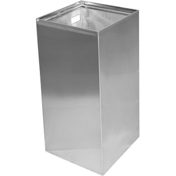 Ведро для мусора Bemeta Hotel 101915125 Нержавеющая сталь — фото 1, Мусорные ведра