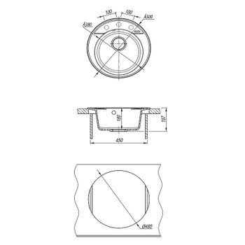 Кухонная мойка Lemark Sula 500 9910001 Антрацит — фото 4, Кухонные мойки
