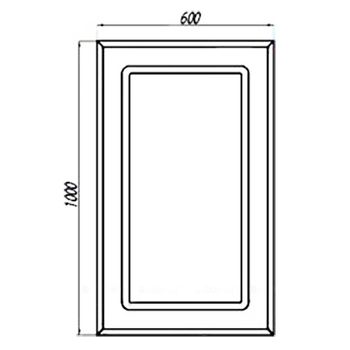 Зеркало Aquaton Римини 60 1A177602RN010 с подсветкой с сенсорным выключателем с подогревом — фото 7, Зеркала в ванную комнату