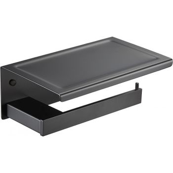 Держатель туалетной бумаги Milacio Ultra MCU.953.MB Черный матовый — фото 1, Держатели туалетной бумаги