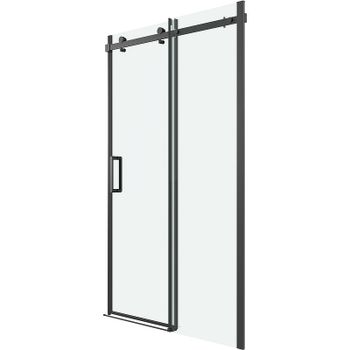 Душевая дверь Grossman Classic 100 100.K33.04.100.21.00 профиль Черный матовый стекло прозрачное — фото 10, Раздвижные душевые двери