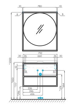 Тумба под раковину Aquaton Лофт Фабрик 80 1A242401LTDU0 подвесная Дуб эндгрейн — фото 13, Тумбы под раковину