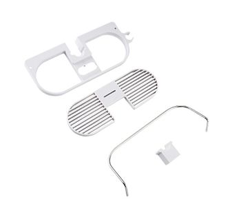 Полка корзина Frap F339 Белая — фото 8, Полки для ванной и душа