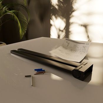 Полотенцедержатель Altasan Лотос ЛТ61ЧМ двойной поворотный Черный матовый — фото 3, Полотенцедержатели