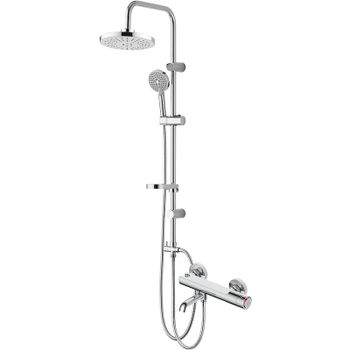 Душевая система Orange Push M02-912cr Хром — фото 1, Душевые стойки