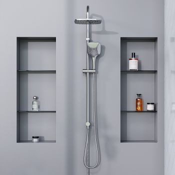 Душевая система Damixa Eclipse 931000000 Хром — фото 6, Душевые стойки