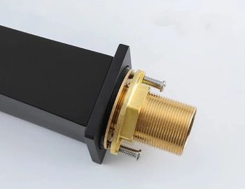 Смеситель для раковины Gappo G07-6 G1007-86 Черный матовый — фото 3, Смесители для раковины