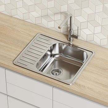Кухонная мойка Iddis Strit S 58 STR58PDi77S Сталь — фото 2, Кухонные мойки