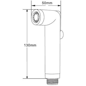 Гигиенический душ Orange HS001bk Черный — фото 5, Гигиенические души