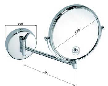 Товар: Косметическое зеркало Bemeta Cosmetic mirrors 112201522 Хром - фото 2 Косметическое зеркало Bemeta Cosmetic mirrors 112201522 Хром — фото 2, Косметические зеркала