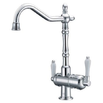 Смеситель для кухни ZorG Clean Water ZR 326 YF Хром — фото 1, Смесители для кухни