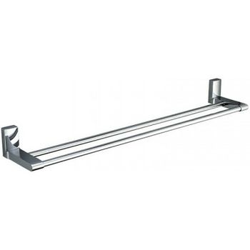 Полотенцедержатель Frap F18 F1809 двойной Хром — фото 1, Полотенцедержатели